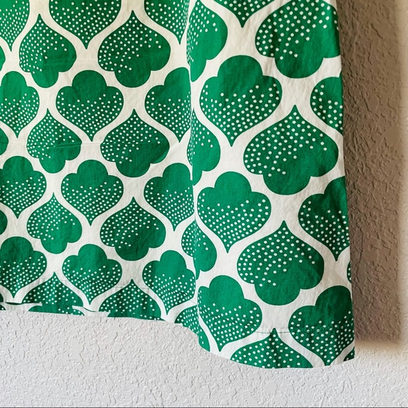 Boden Green Print Mini Skirt - Picture 6 of 11